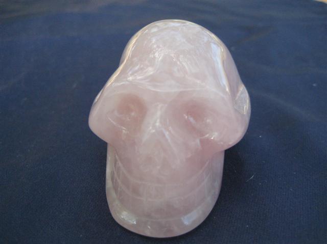Rose Quartz Skull Love, gentleness, emotional healing, release of stress, uniting with the Divine1291